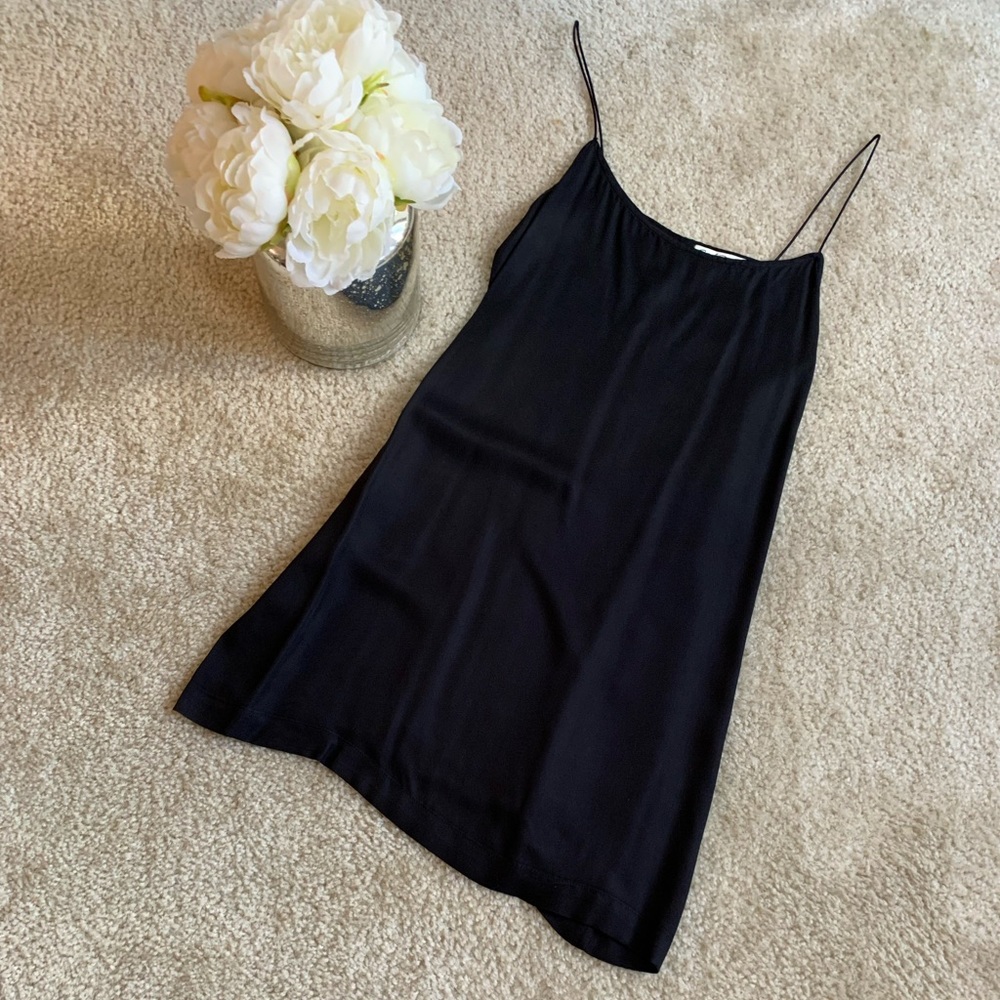 Simple Retro Black Dress